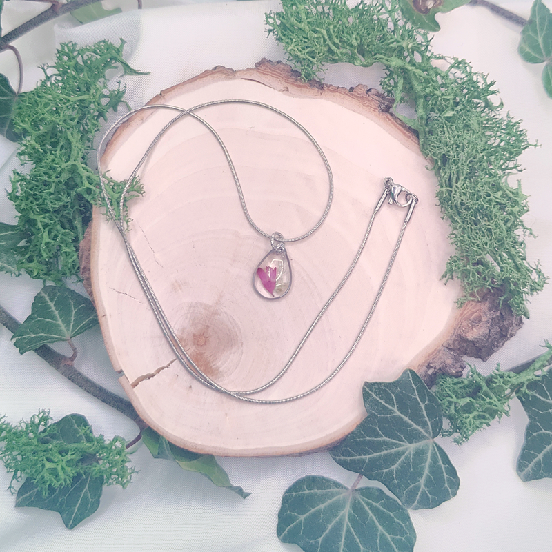 Collier fleur d'Euchère et Poacée - Nirisaya