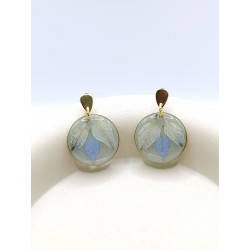 Boucles d’oreilles fleur de nigelle – Nirisaya