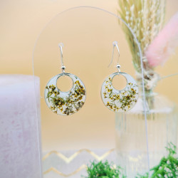 Boucles d’oreilles fleur de panais – Nirisaya