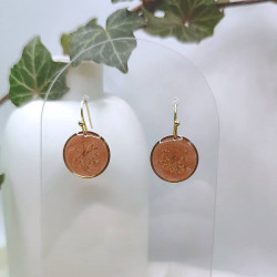 Boucles d’oreilles fleur de carotte– Nirisaya
