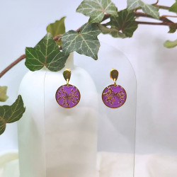 Boucles d’oreilles fleur de Carotte – Nirisaya