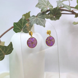 Boucles d’oreilles fleur de Carotte – Nirisaya