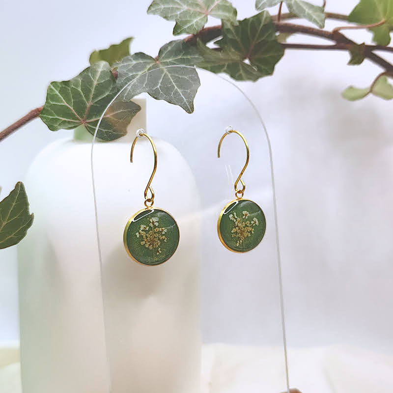 Boucles d’oreilles fleur de Carotte – Nirisaya