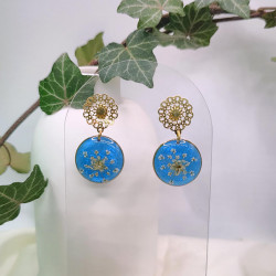 Boucles d’oreilles fleur de Carotte – Nirisaya