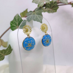 Boucles d’oreilles fleur de Carotte – Nirisaya