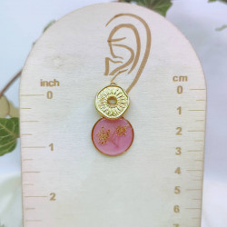 Boucles d’oreilles fleur de Carotte – Nirisaya