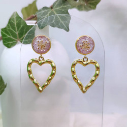 Boucles d’oreilles fleur de Carotte – Nirisaya