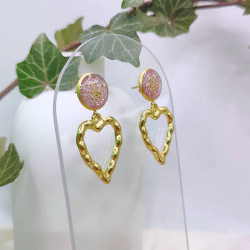 Boucles d’oreilles fleur de Carotte – Nirisaya