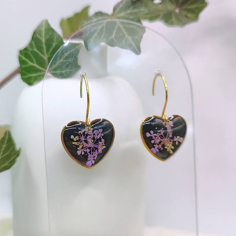 Boucles d’oreilles fleur de Carotte – Nirisaya