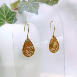 Boucles d’oreilles fleur de Carotte – Nirisaya