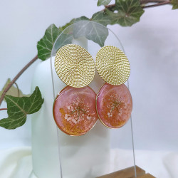 Boucles d’oreilles fleur de Carotte – Nirisaya