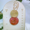 Boucles d’oreilles fleur de Carotte – Nirisaya