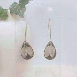 Boucles d’oreilles fleur de Nigelle – Nirisaya