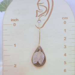 Boucles d’oreilles fleur de Nigelle – Nirisaya