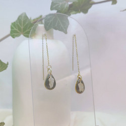 Boucles d’oreilles fleur de Nigelle – Nirisaya