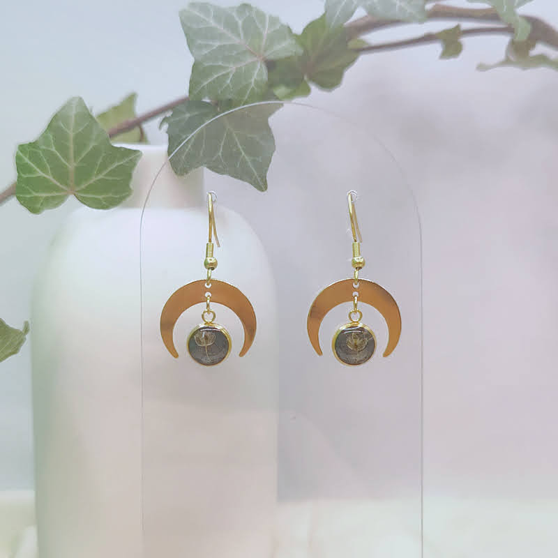 Boucles d’oreilles fleur de Gypsophile – Nirisaya