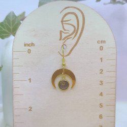 Boucles d’oreilles fleur de Gypsophile – Nirisaya