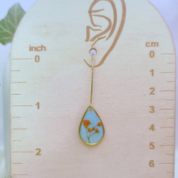 Boucles d’oreilles fleur de Gypsophile – Nirisaya