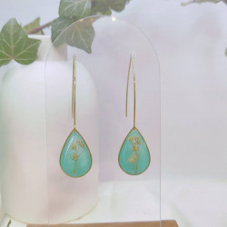 Boucles d’oreilles fleur de Gypsophile – Nirisaya