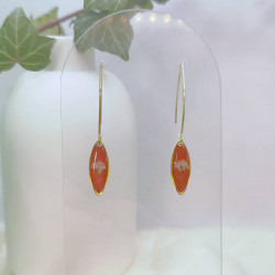 Boucles d’oreilles fleur de Gypsophile – Nirisaya