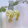 Boucles d’oreilles fleur de Gypsophile – Nirisaya
