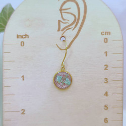 Boucles d’oreilles fleur de Gypsophile – Nirisaya