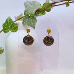 Boucles d’oreilles fleur de Pissenlit – Nirisaya