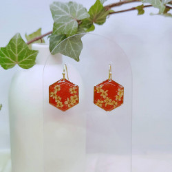 Boucles d’oreilles fleur de Sureau – Nirisaya