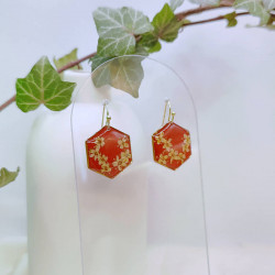 Boucles d’oreilles fleur de Sureau – Nirisaya