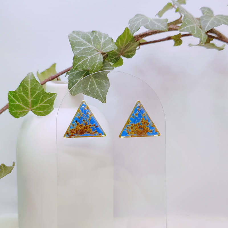 Boucles d’oreilles fleur de Férule – Nirisaya