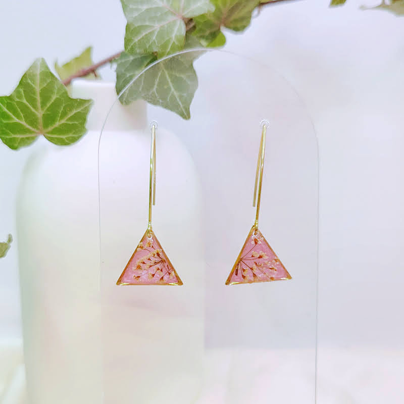 Boucles d’oreilles fleur de Cerfeuil – Nirisaya