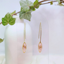 Boucles d’oreilles fleur de Cerfeuil – Nirisaya