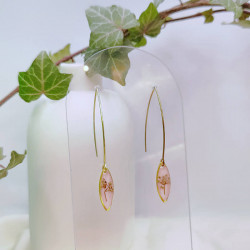 Boucles d’oreilles fleur de Cerfeuil – Nirisaya