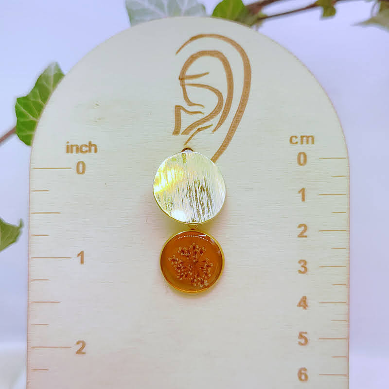 Boucles d’oreilles fleur de Cerfeuil – Nirisaya