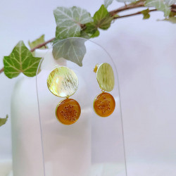 Boucles d’oreilles fleur de Cerfeuil – Nirisaya