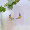 Boucles d’oreilles fleur d'échinacée – Nirisaya