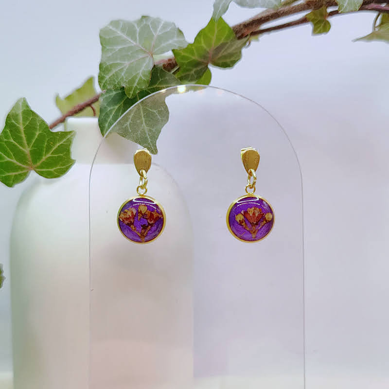 Boucles d’oreilles fleur de Laurier Tin - Nirisaya