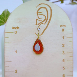 Boucles d’oreilles fleur d'Hortensia - Nirisaya