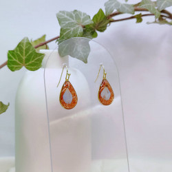 Boucles d’oreilles fleur d'Hortensia - Nirisaya