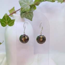 Boucles d’oreilles fleur de Gypsophile – Nirisaya