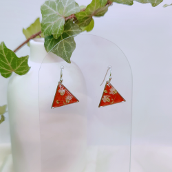 Boucles d’oreilles fleur de Gypsophile – Nirisaya