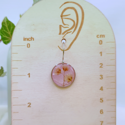 Boucles d’oreilles fleur de Gypsophile – Nirisaya