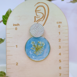 Boucles d’oreilles fleur de Carotte – Nirisaya