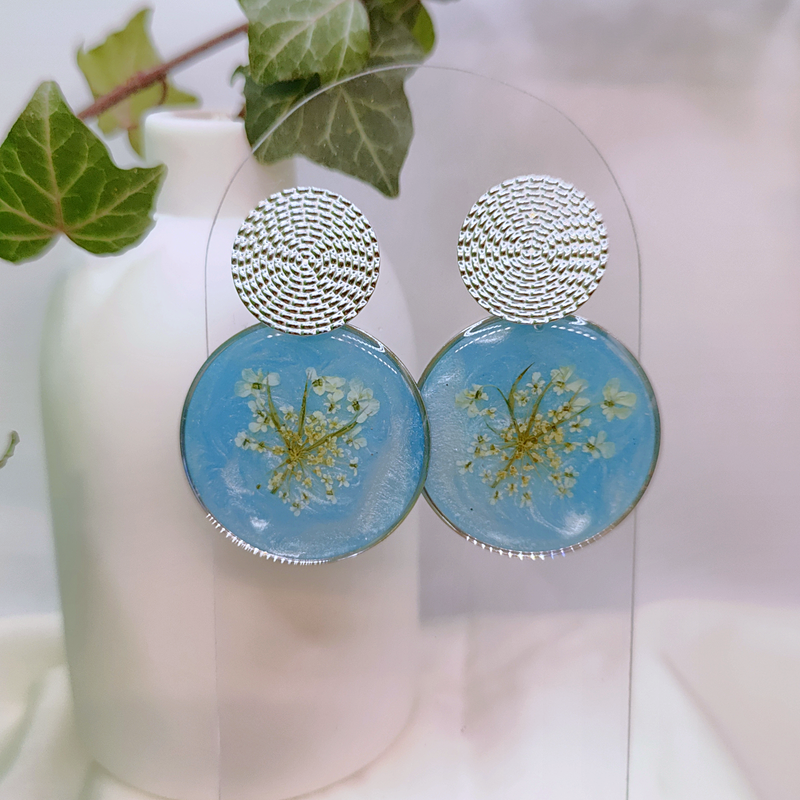 Boucles d’oreilles fleur de Carotte – Nirisaya