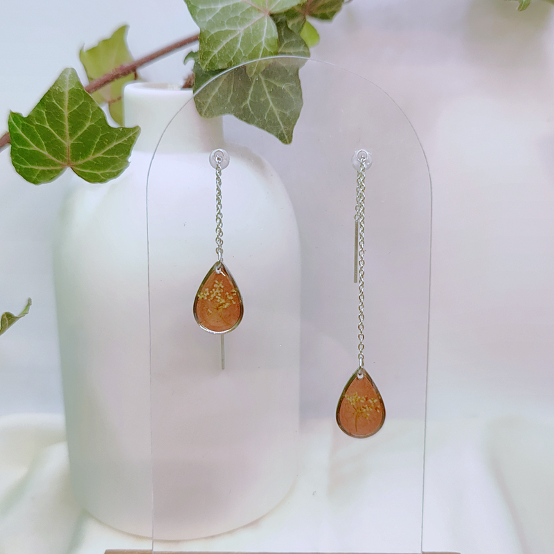 Boucles d’oreilles fleur de Carotte – Nirisaya