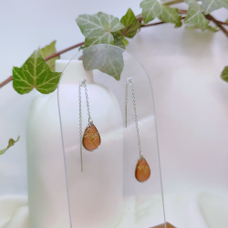 Boucles d’oreilles fleur de Carotte – Nirisaya