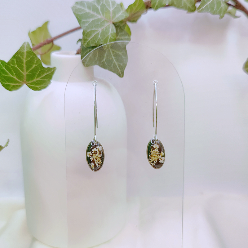 Boucles d’oreilles fleur de Carotte – Nirisaya