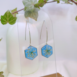 Boucles d’oreilles fleur de Carotte – Nirisaya