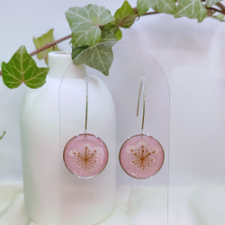 Boucles d’oreilles fleur de Carotte – Nirisaya
