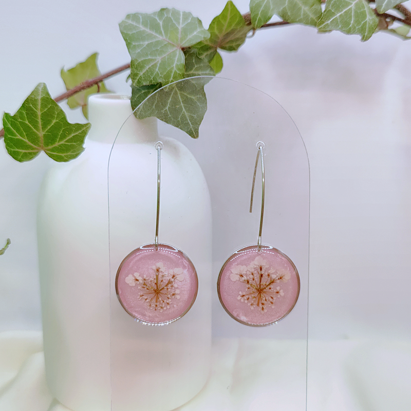 Boucles d’oreilles fleur de Carotte – Nirisaya